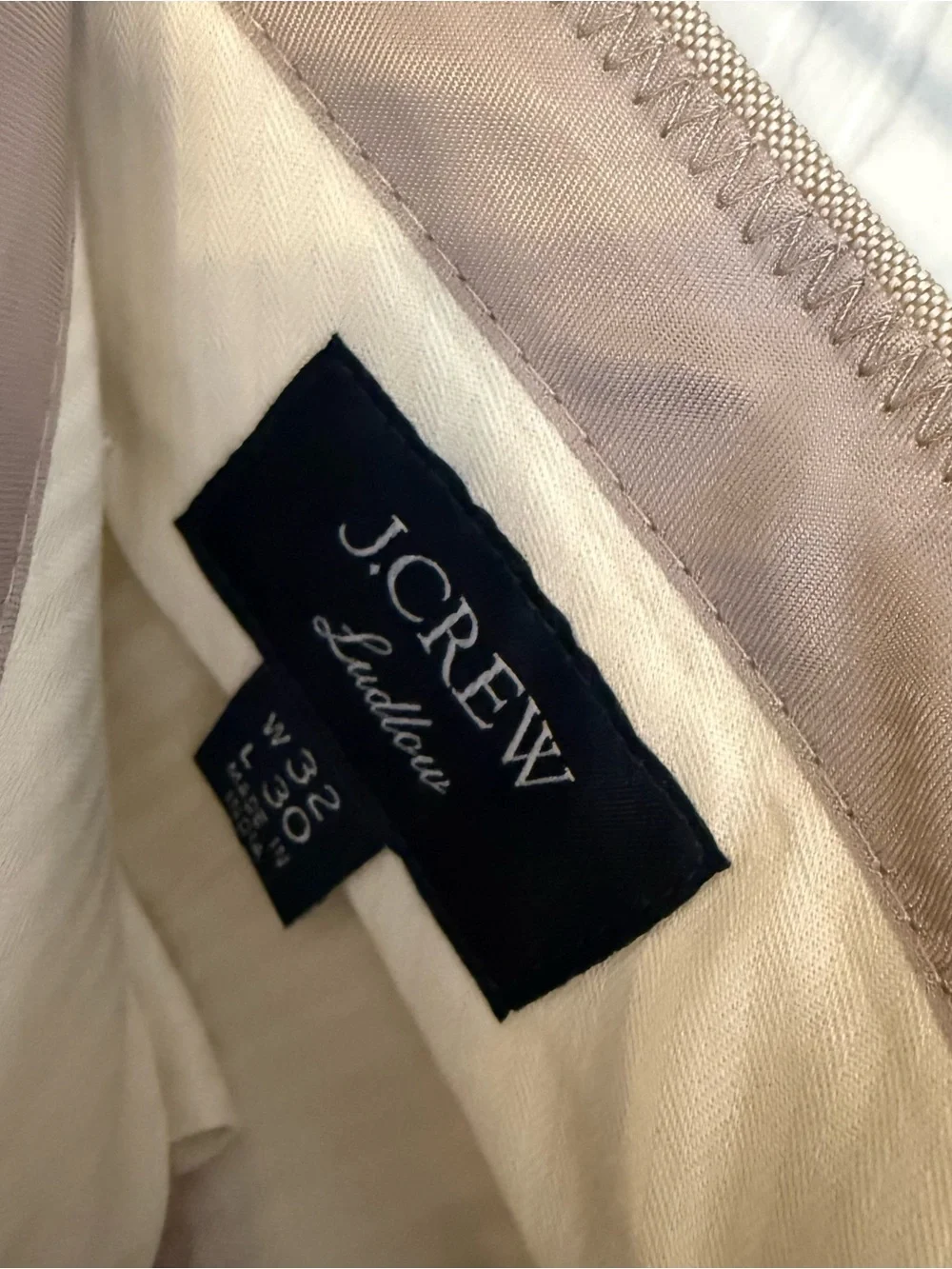 J. Crew Men's Chino Pants in Light Khaki 32x30